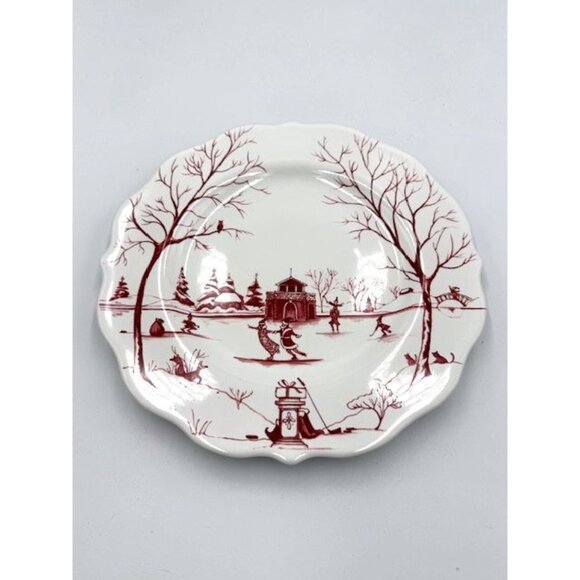 NWT Juliska Winter Frolic Dinnerware Set - Mug, Bowl, 2 Plates - Picture 12 of 15